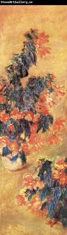 Claude Monet Red Azaleas in a Pot